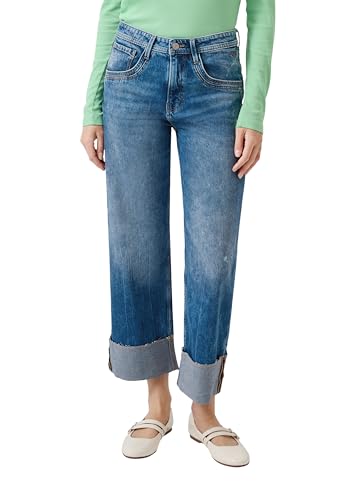 Jean cropped s.Oliver femme pour un look urbain et élégant