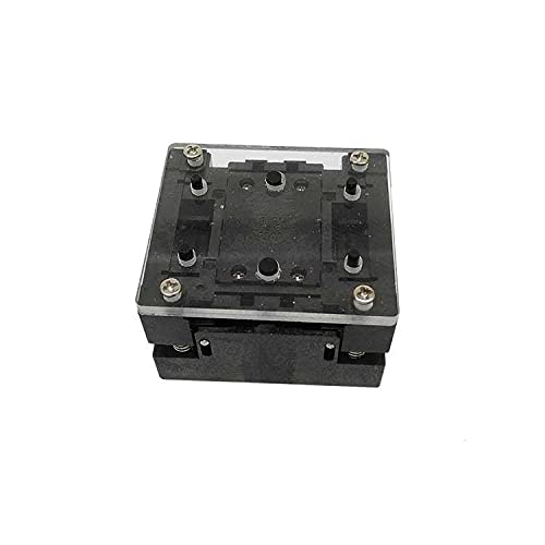 DFN8 QFN8 WSON8 Open Top Burn in Socket Pogo Pin IC Test Socket Pitch 0.8mm Chip Size 4x3 Flash Adapter Programming Socket