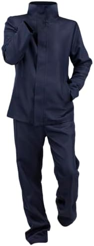 High School Cosplay Costume US Size with Jacket Pants Blindfold Eye Mask for Dress Up Party Outfit image 5