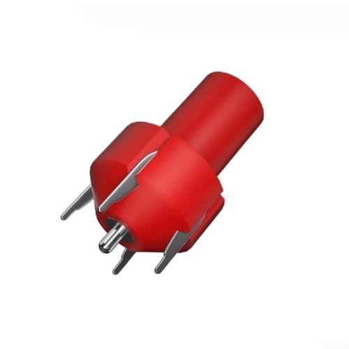 Image of 32A High Current PCB Socket 4mm 4 Pin Vertical(Red)