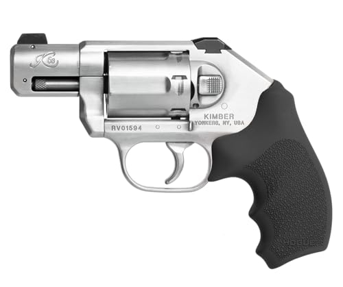 Hogue OverMolded Rubber Grip for Kimber K6s DA/SA & DAO Bantam Monogrip, Black - 41000