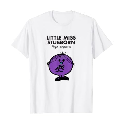 Mr. Men Little Miss Stubborn T-Shirt Cover