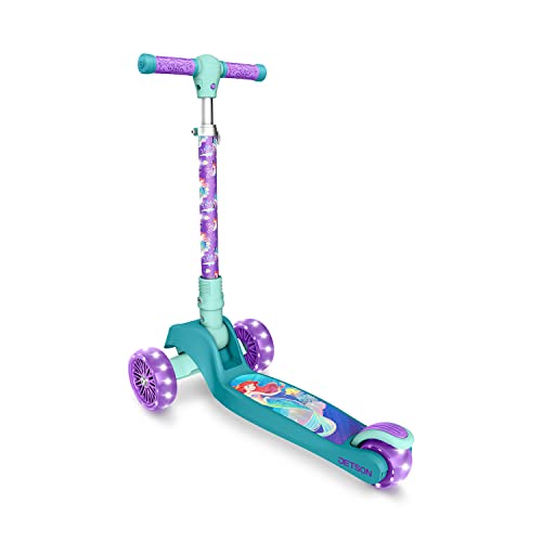Image of Jetson Character Kids Kick Scooter, LED Lights on Stem & Light-Up Wheels, Lightweight Frame, Height-Adjustable Handlebar, Lean-to-Steer System, Easy-Fold Mechanism