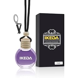 Ikeda Car Air Freshener: Hanging Car Smell Air Freshener | 10ml Hanging Car Perfume | Long Lasting Fragrance | Strong Scents Diffuser for Auto Home (Dusk)