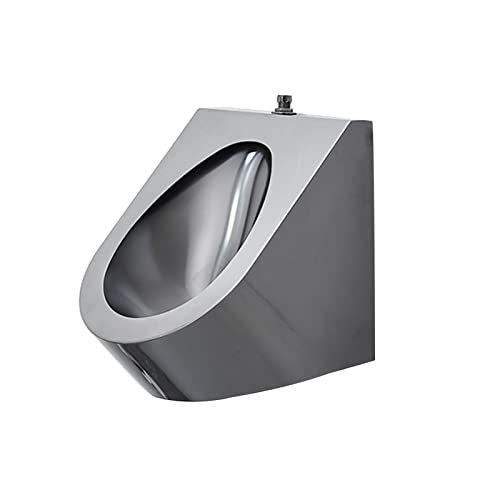 OTQEFTN Universal Flushing Type Men's Urinal,Automatic Induction Bathroom Adult Stainless Steel Urinal
