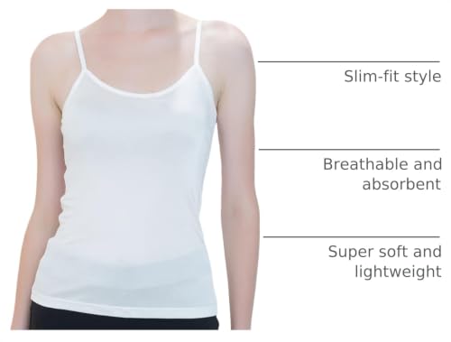 Image of METWAY Womens Silk Camisole /Spaghetti Strap Mulberry Silk Cami Tops /Stretchable Real Knit Silk Tank Undershirt for Layerling