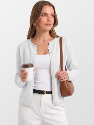Can't-Miss - 33 Best Cardigan Sweaters for Women for 2026 4 ANRABESS Women Button Down Long Sleeve Roll Neck Cardigan Sweater