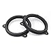 REAMTOP 6.5 Inch Black Plastic Speaker Adapter Bracket Ring for Nissan / Infiniti