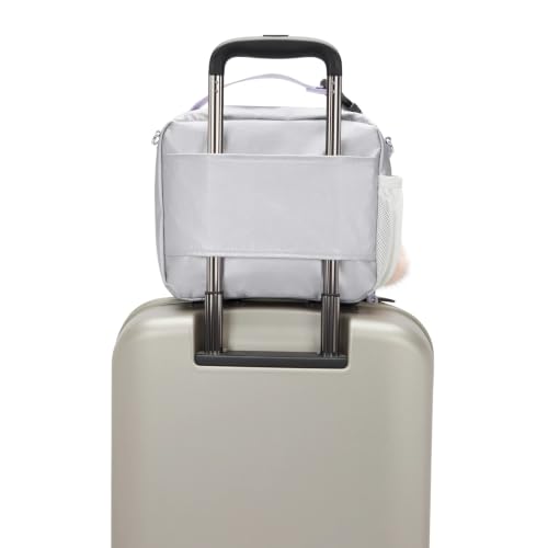 Image of Kipling Ermy Metallic Lunch Bag Silver Glow Met