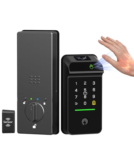 Anweller Palm Vein Smart Deadbolt Lock, Keyless Entry Door Lock