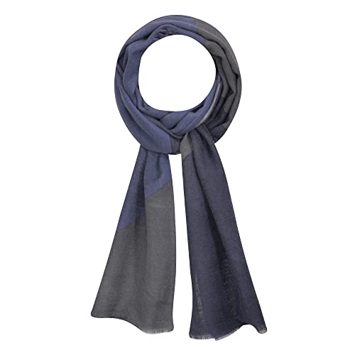 Écharpe 100% Laine Gris Bleu Les Poulettes Bijoux pour femme