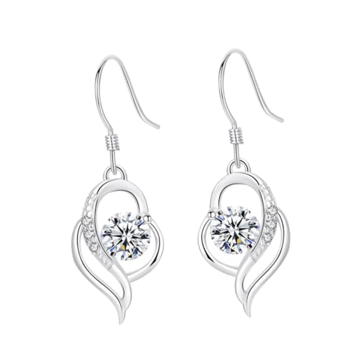 Boucles d'oreilles blanches légères solution anti-douleur pour lobes sensibles