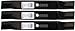 Stens 3 Pack 340-466 Rolled Lift Blade Fits Hustler 603995