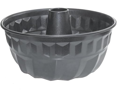 Lets Cook Cookware - Kugelhopf Tin Traditional Fluted Deep Cake Ring for Cakes and Bread Non Stick