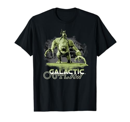 Star Wars The Book of Boba Fett Galactic Outlaw Rancor Rider T-Shirt