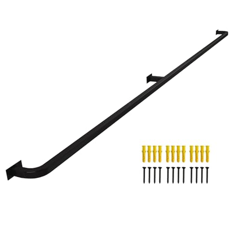 Rampe d'escalier extérieur intérieur avec accessoires de fixation - 2