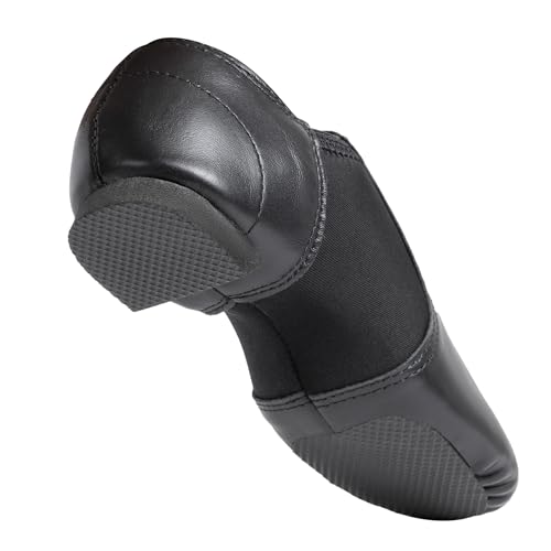 Slip-on Jazz Shoes Leather Dance Shoes for Kids4