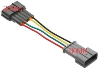 Davitu Cables, Adapters & Sockets - 50 sets 4 pin male to 5 pin male connector wire harness with 16AWG 10cm wire - (Color Name: 50 sets)