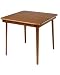 Stakmore Straight Edge Folding Card Table Finish, Fruitwood