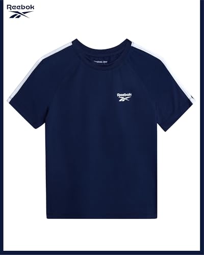 Image of Reebok Toddler Boys Short Set - 3 Piece Summer Outfit with 2 T-Shirts & Shorts - Activewear Clothes for Toddler & Little Boys