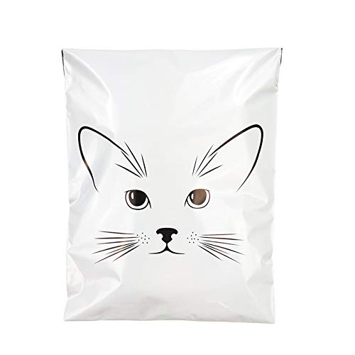 Buste Per Spedizioni,Buste Per Spedizione 100pcs 10x13 pollici Buste di corriere Auto guarnizione Plasting Busta busta Borse carino Gatto Sacchetti per imballaggio