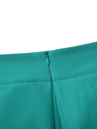 Elegant Plain High-Waist Pleated A Line Long Skirt 2025 Fashion Skirts for Women3