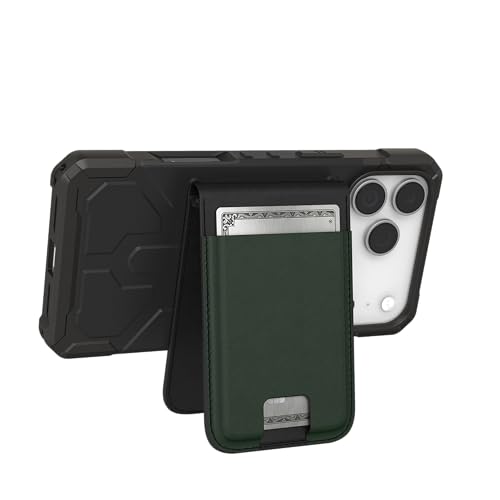 Image of Urban Armor Gear (UAG Metropolis Magnetic Wallet, RFID Blocking, Holds Up to 5 Cards, Built-in Kickstand, Magnetic Phone Wallet Compatible with iPhone & Galaxy Phones, PU Vegan Leather