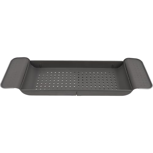 Étagère de bain rangement ajustable en PP pour éviter la chute des accessoires