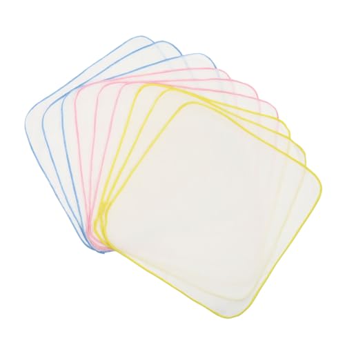 ERINGOGO 9Pcs Cotton Burping Towels Soft Absorbent Gauze Cloths for Newborns Gentle Skin for Drool and Spills