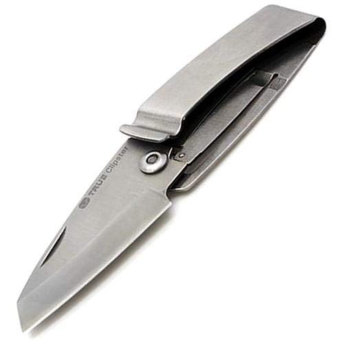 True Utility TU579 Clipster Pocket Knife, Silver
