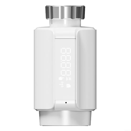 Válvula de termostato inteligente programable para radiador doméstico con control de aplicación y modo de comodidad (wifi)