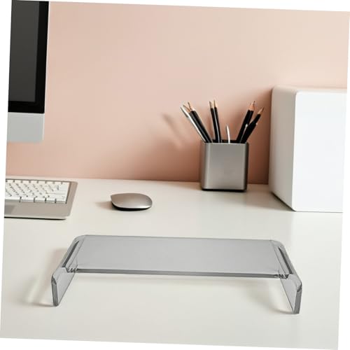 Support écran acrylique transparent : idéal pour bureau et maison