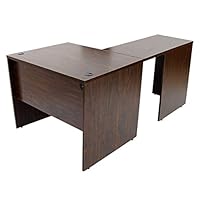 Amazon.co.jp: 選べる4カラー ワークデスク L字型 約W100×D170