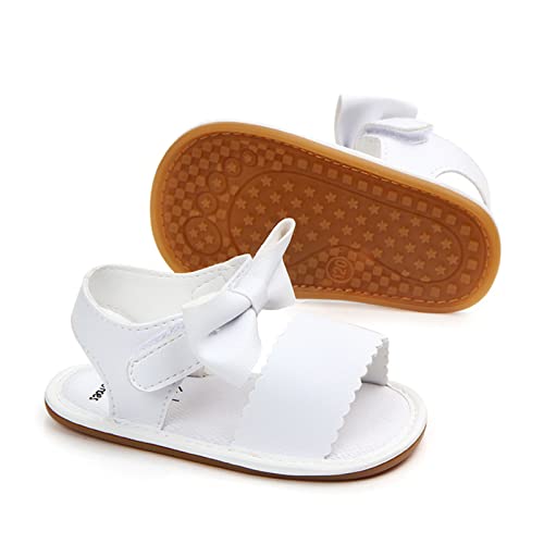 Toddler Girls Sandals Infant Summer Soft Solid Baby Anti Slip Bow Girls Shoes Crib Baby Shoes Kids Sandals2