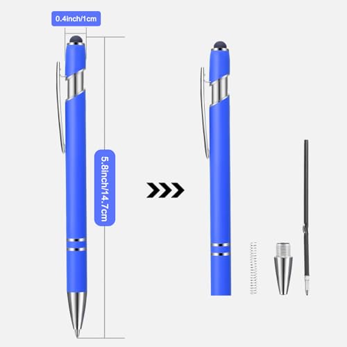 Personalized-Pens-with-Stylus-Custom-Pen-Pen-Body-Engraved-with-Text-Logo-or-Information-Suitable-for-Businesses-Parties-and-Events-Black-Ink-Metal-Material-Great-Gift-Ideas