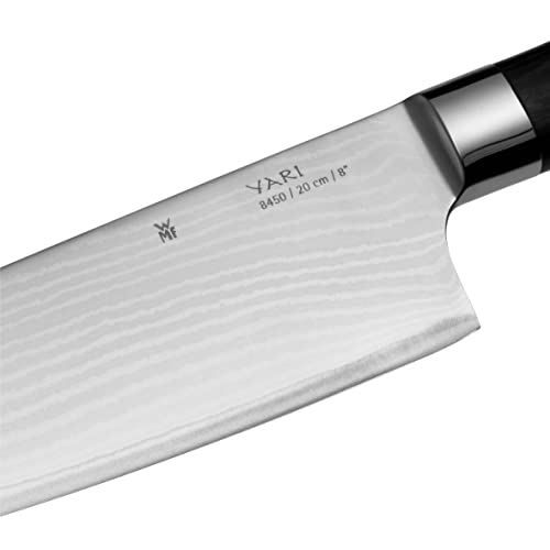 Foto von WMF Yari Santoku Messer 31 cm, japanischer Spezialklingenstahl, 67 Lagen Griff aus Pakkaholz, Damaszener Klinge 16,5 cm