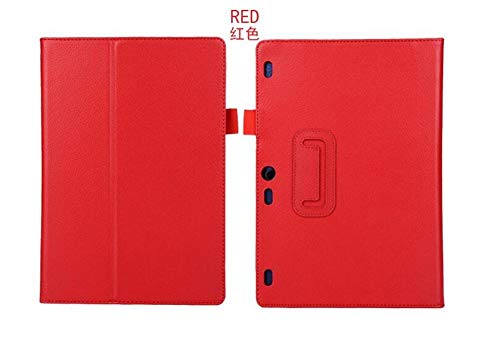 para Lenovo Tab2 a10-70 A10-70F / L A10 30 x30F Funda Inteligente Flip Funda de Cuero para Lenovo Tab 2 A10-70L a10 Tablet 10.1 Funda de Tableta-Rojo
