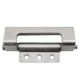 Foldable Thick Hinge 304 Stainless Steel Industrial Heavy Machinery Equipment 1Pcs