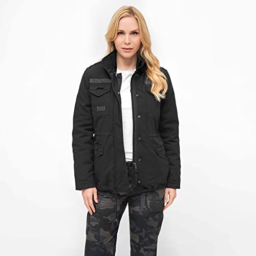 Brandit Women M65 Giant Jacket, Donna, Black, Xs - 4