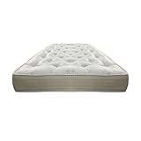 Valle di lana - Materasso a Molle Artigianale, Made in Italy, Altezza 25 cm (Cotone-Cotone, Piazza e Mezza-Canapa)