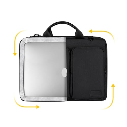 Funda portatil 15.6 pulgadas impermeable con correa ajustable color negro 5