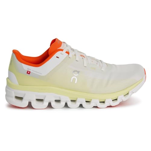 On Hombre Cloudflow 4 Textile Synthetic White Hay Entrenadores 47 EU