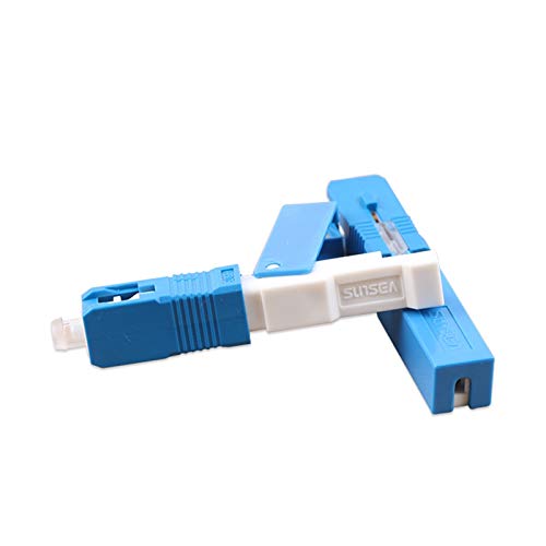 Connecteur de Fibre Optique SC à raccordement mécanique rapide sans soudure lot de 100