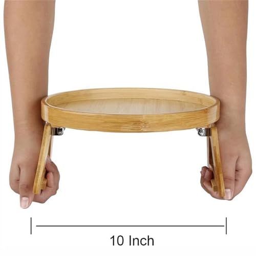 Table basse plateau repas amovible et plateau de service compact de salon - 5