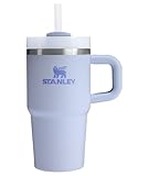 STANLEY Quencher H2.0 Tumbler with Handle and Straw 20 oz | Flowstate 3-Position Lid | Cup Holder Compatible for Travel | Insulated Stainless Steel Cup | BPA-Free | Dew Drop