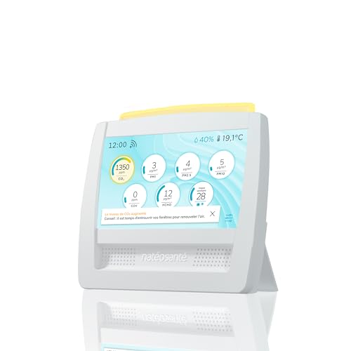 Moniteur de Qualité de l’Air Intérieur avec Capteurs CO₂, COV, PM...