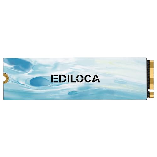 Ediloca SSD M.2 2TB NVMe SSD M2 2280 PCIe Gen 4x4, Lettura fino a 7100 MB/s, Unità a Stato Solido Interna per Laptop e Desktop-EN880E