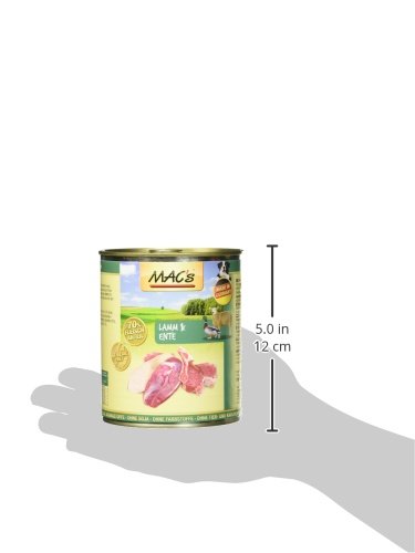 Mac's Hundefutter Lamm & Ente, 6x800 G, Getreidefrei, Mit Ginkgo & Grünlippmuschel