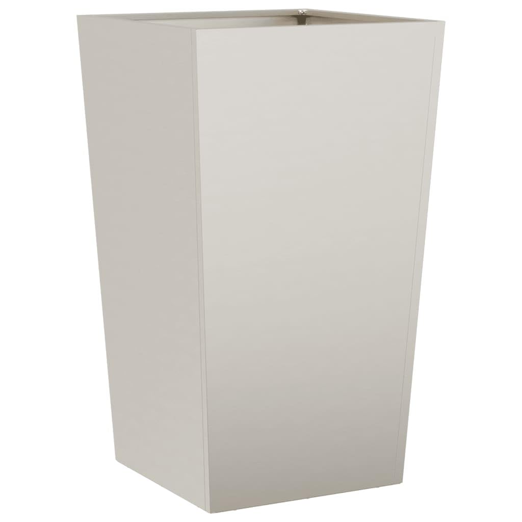 Donice ogrodowe 2 szt. 45x45x75 cm Stal kortenowska Podwyższone donice z cor-ten do ogrodu balkonu tarasu Odporne na rdzę Duża pojemność na rośliny kwiaty zioła