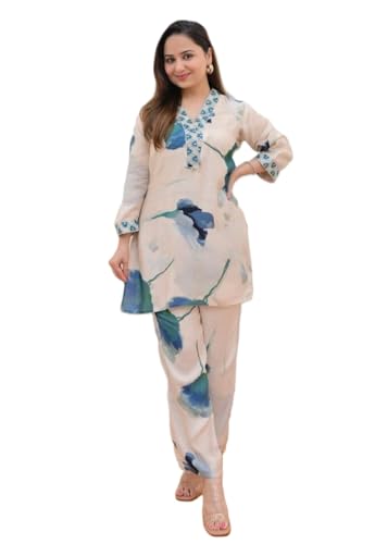 GRECIILOOKS Women Rayon A-Line Regular Fit Co Ord Sets (OFFWHITE, X-Large) (B0CNZWKTTL) Amazon Price History, Amazon Price Tracker